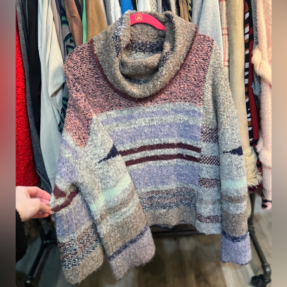 Easel boho sweater, L